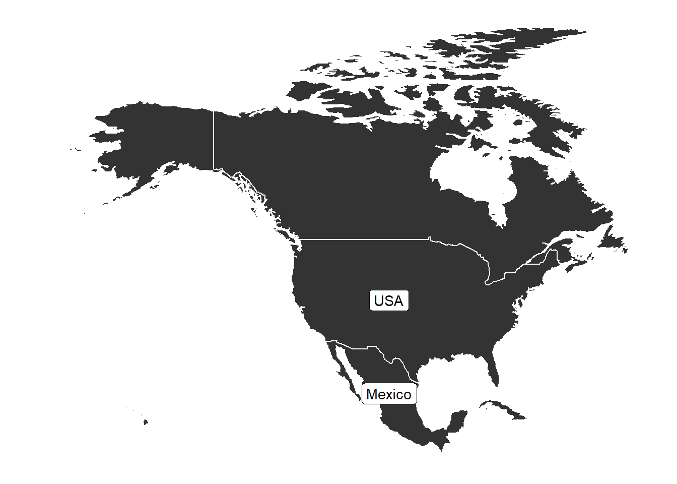 Mexico and USA
